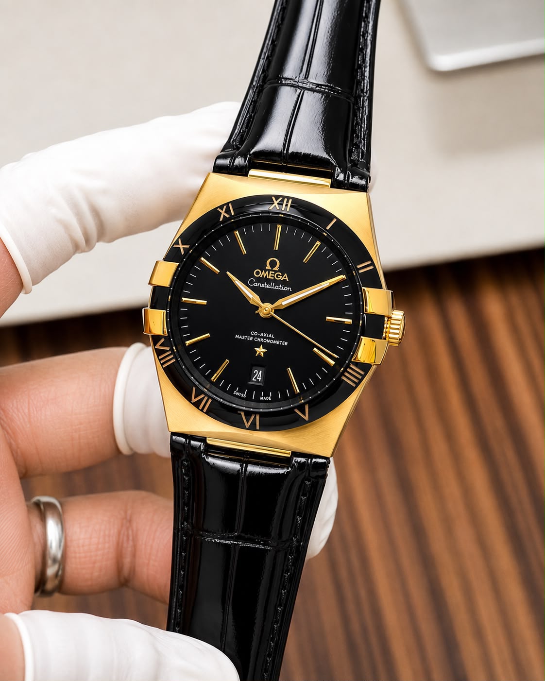 Omega Constellation Black Gold Automatic