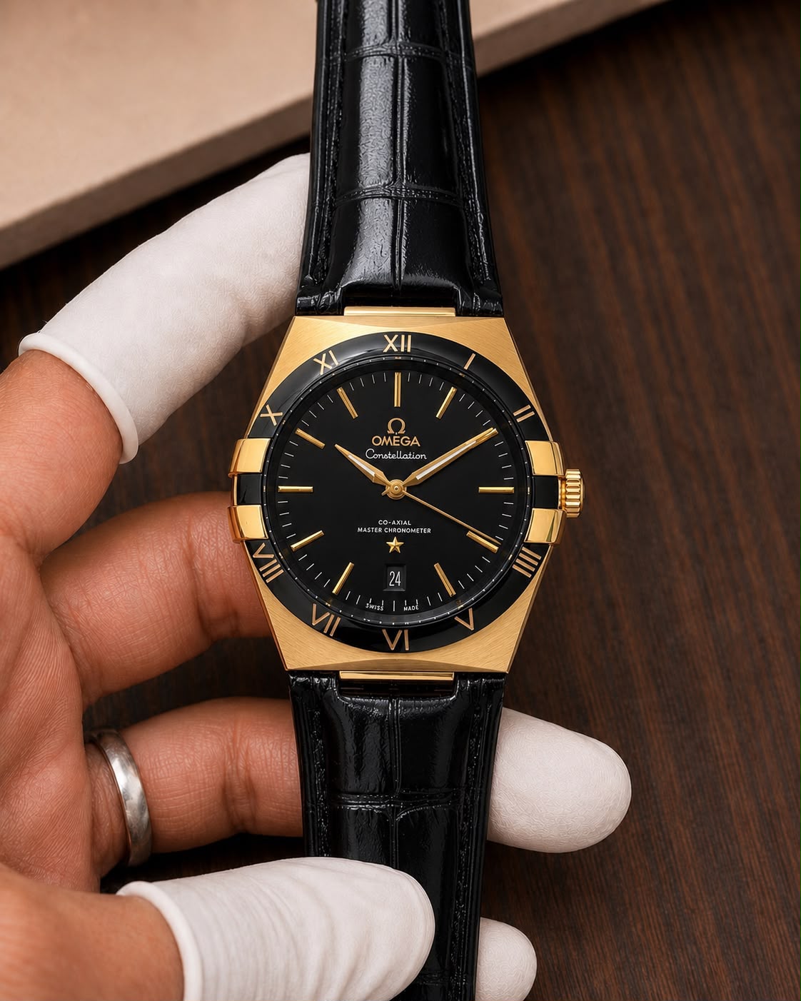 Omega Constellation Black Gold Automatic