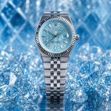 Rolex Land-Dweller Blue Diamond Dial