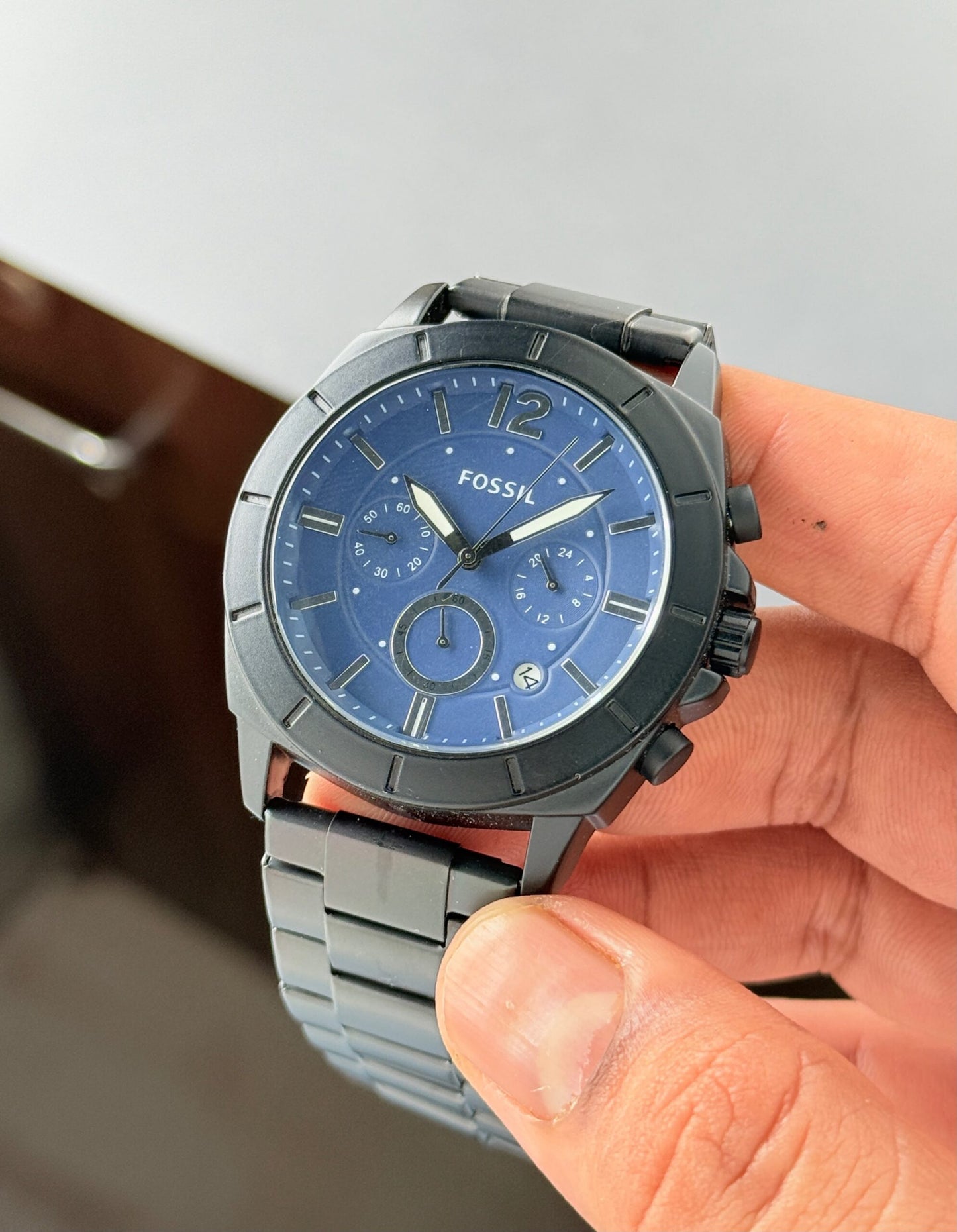 Fossil Privateer Sport Blue Dial Chronograph