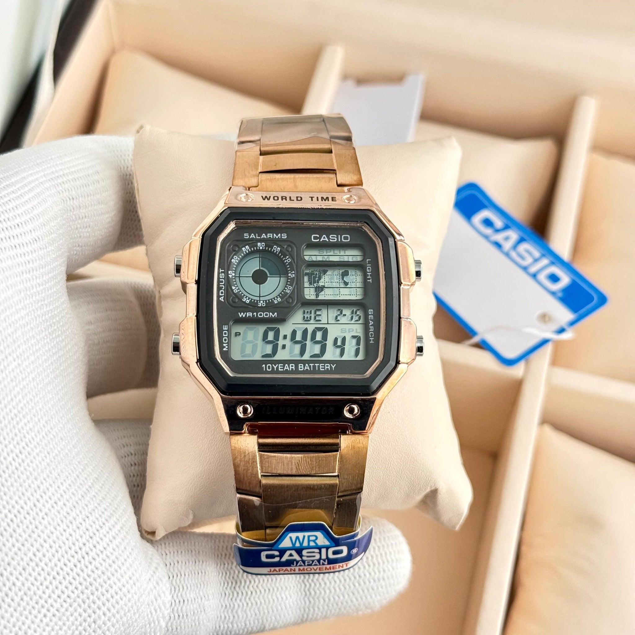 Casio Illuminator Square Dial Digital