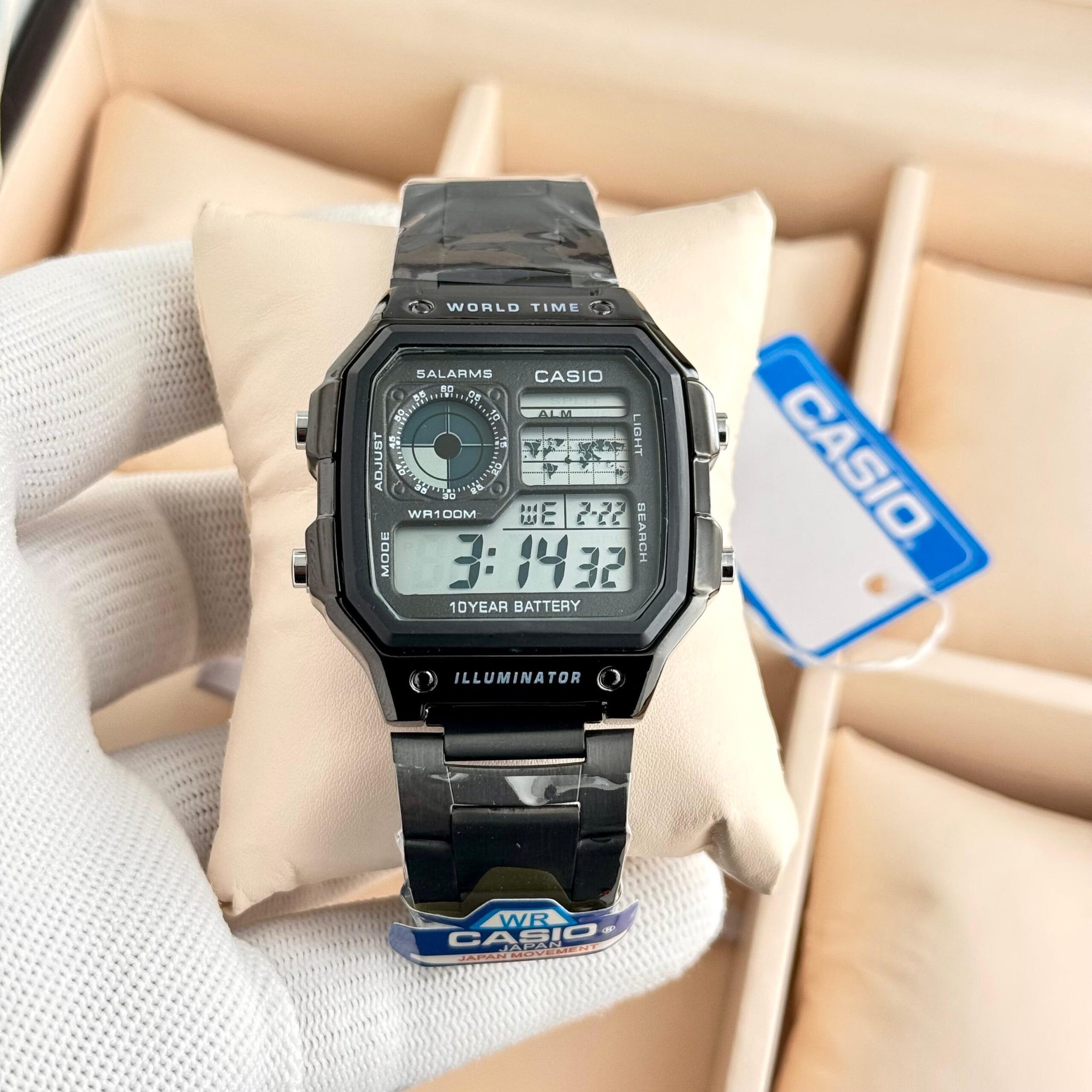 Casio Illuminator Square Dial Digital