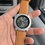 Bvlgari Open Heart Black Skeleton Dial Quartz