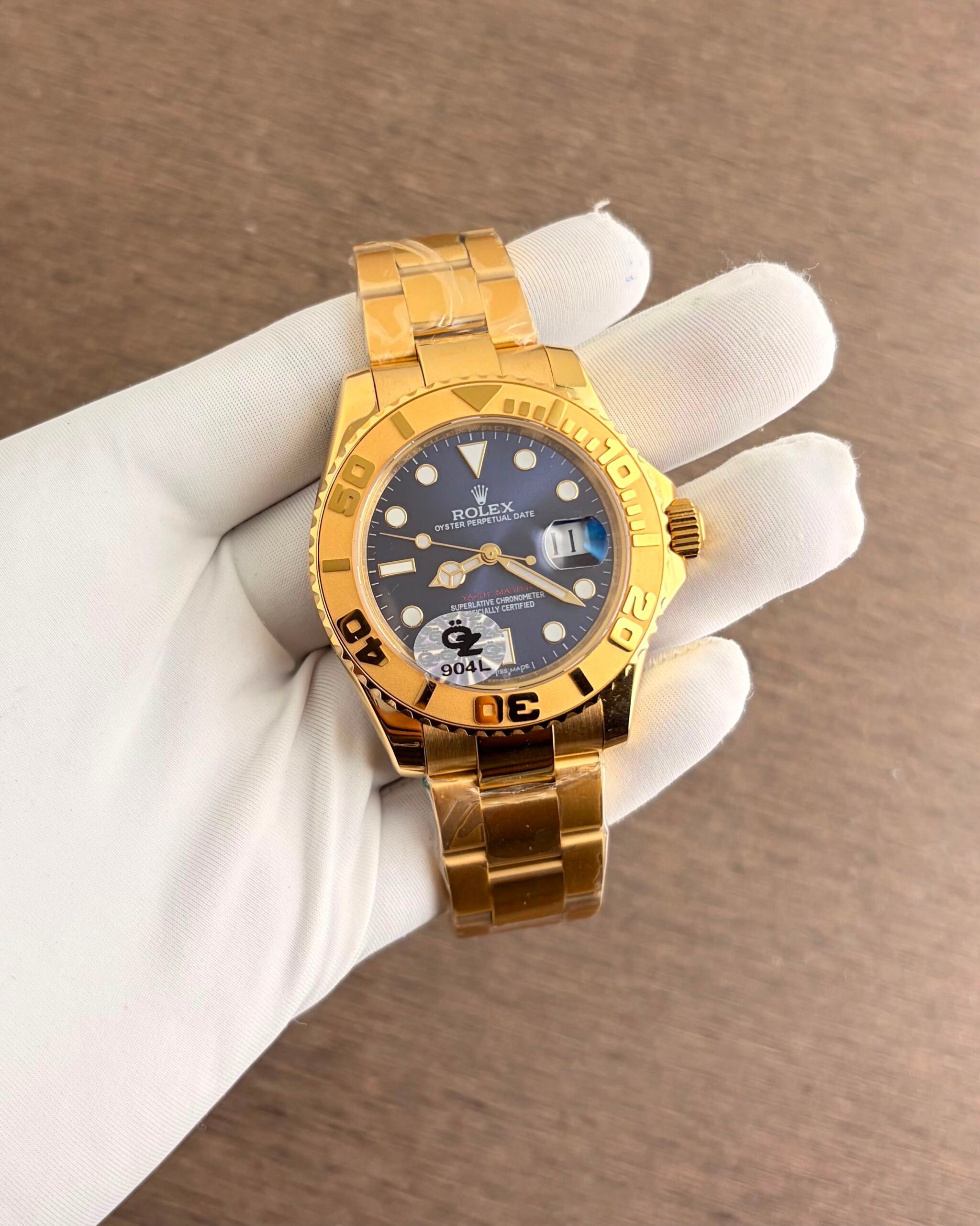Rolex Yacht-Master Yellow Gold Blue Dial Automatic