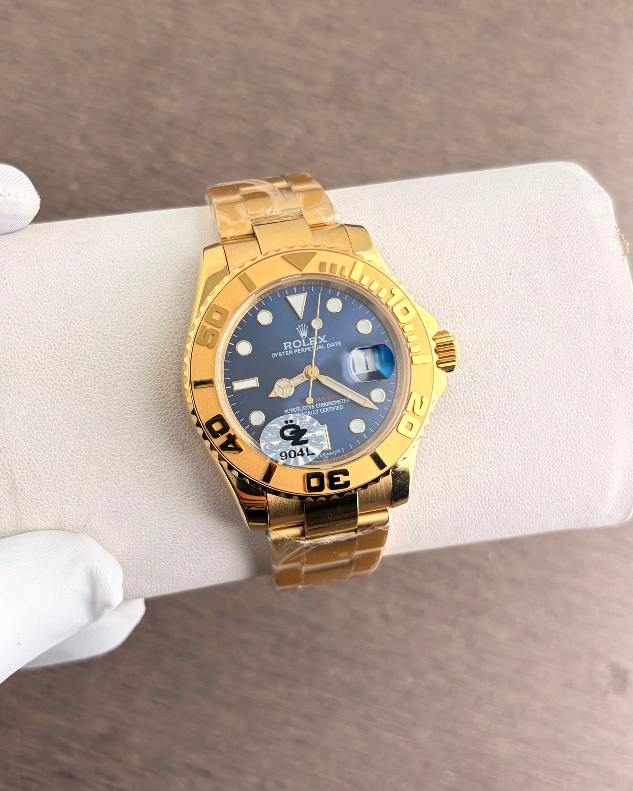 Rolex Yacht-Master Yellow Gold Blue Dial Automatic