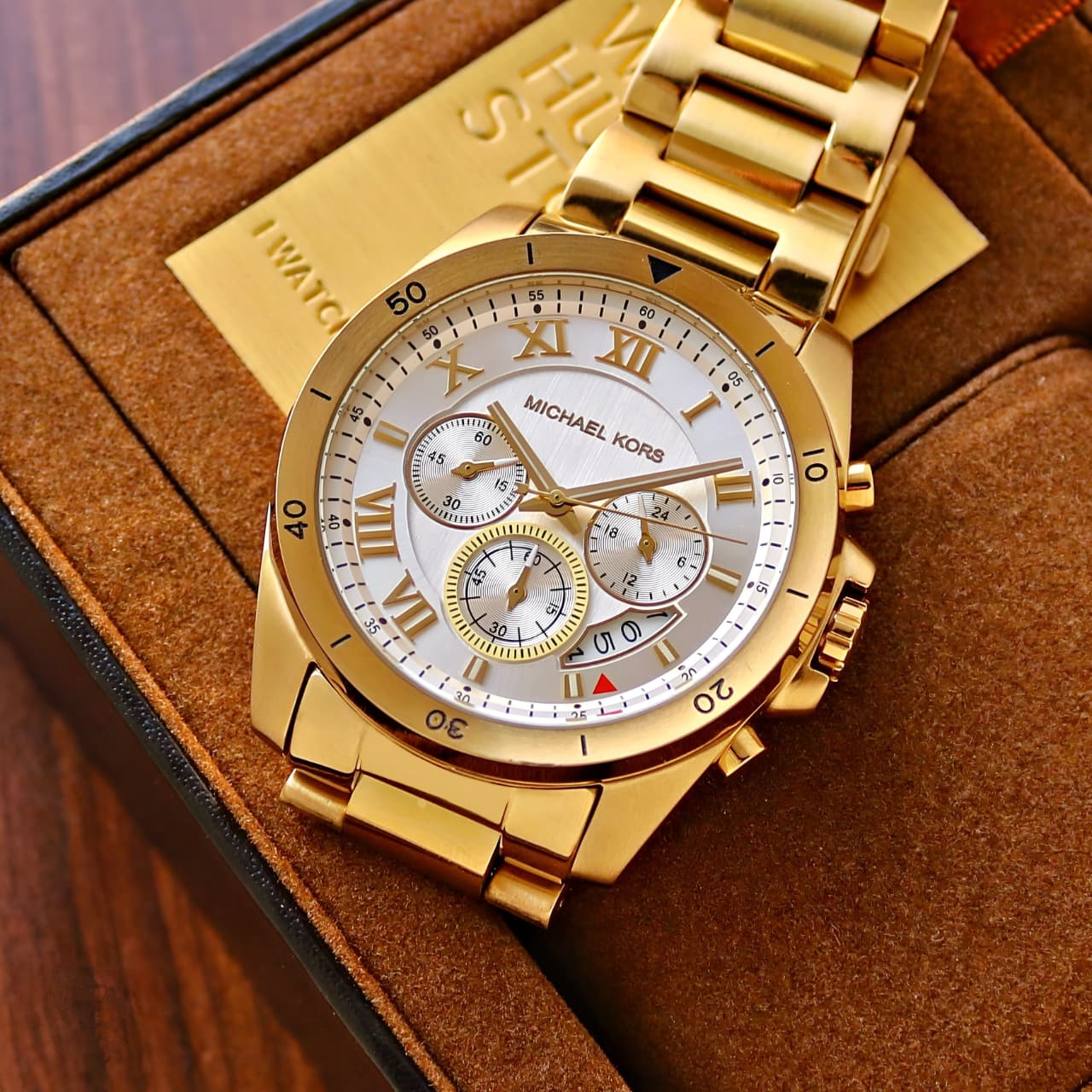Michael Kors Brecken Gold Chronograph