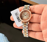 Emporio Armani Slim Brown Diamond Dial