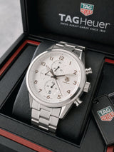 Tag Heuer Carrera Heritage Chronograph Silver Dial