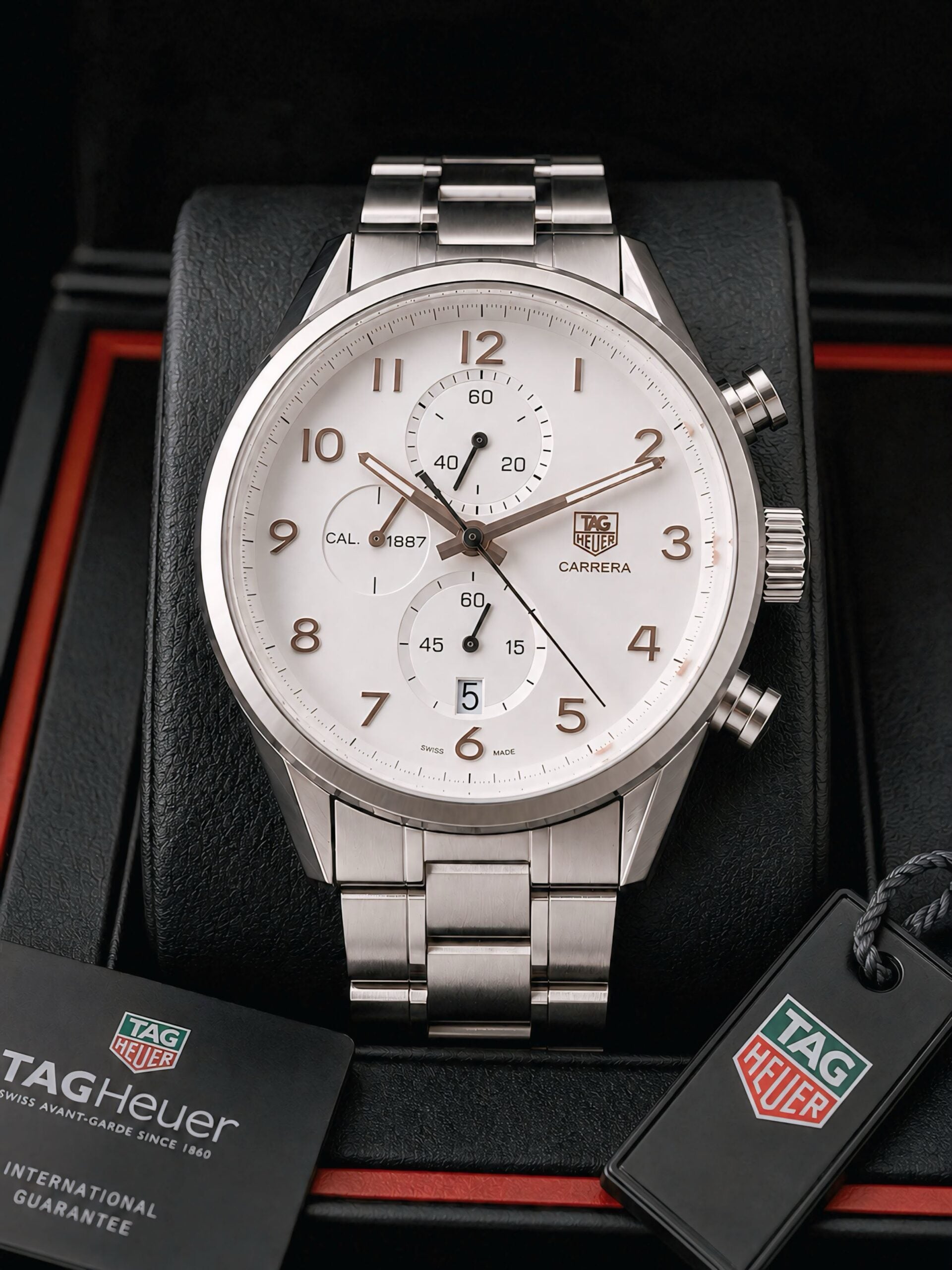 Tag Heuer Carrera Heritage Chronograph Silver Dial