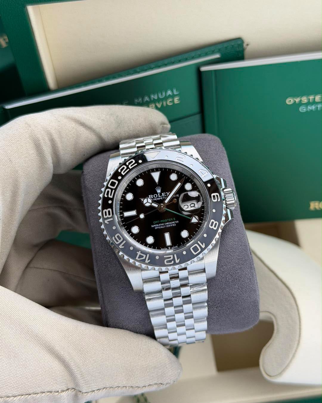 Rolex GMT Master II Automatic Black Rotating Dial