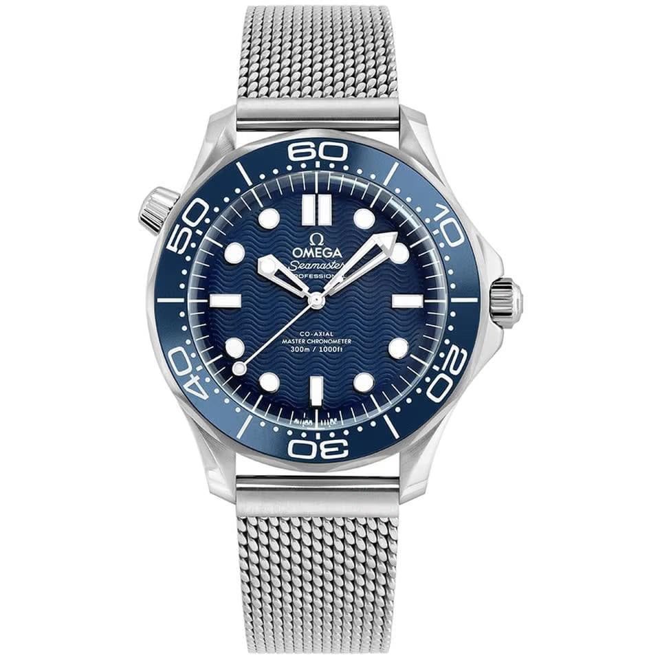 Omega Classic 3-Hand Silver Blue Dial