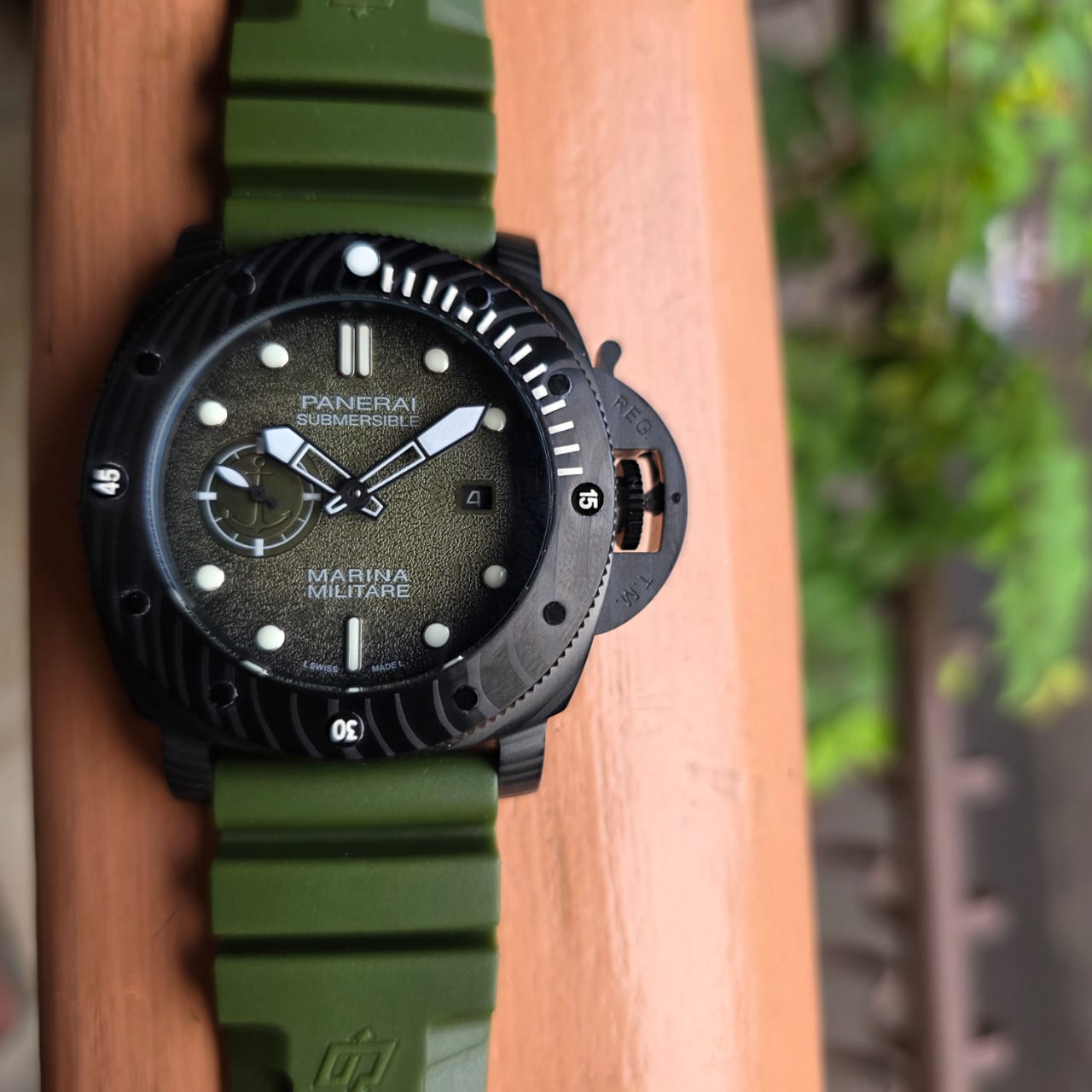 Panerai Marina Militare Automatic Green Dial