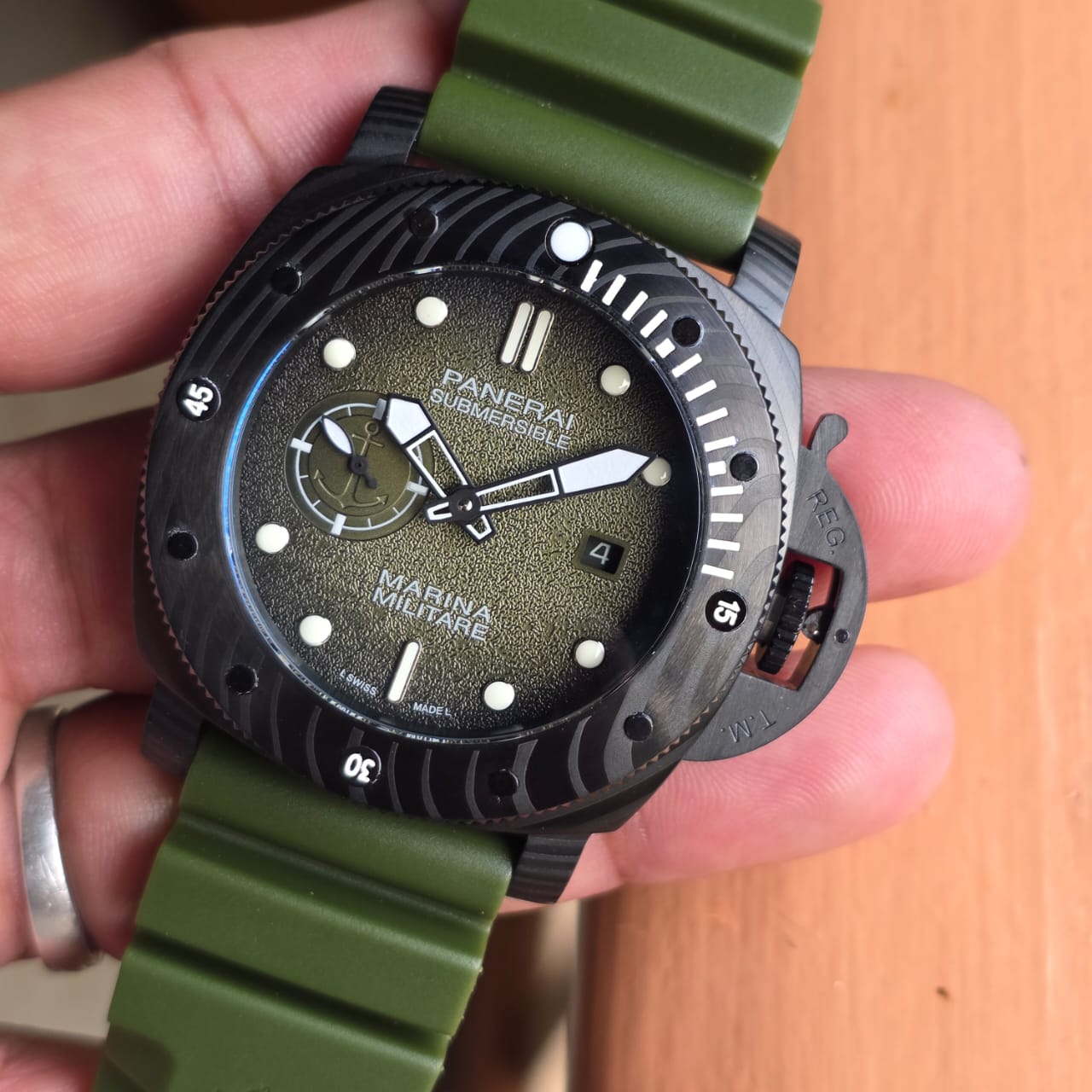 Panerai Marina Militare Automatic Green Dial