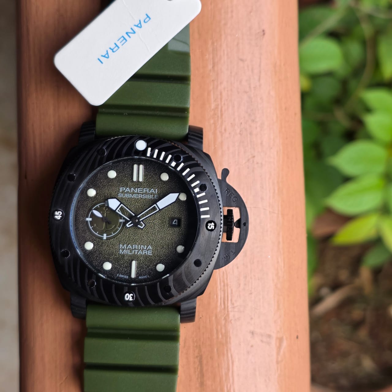 Panerai Marina Militare Automatic Green Dial