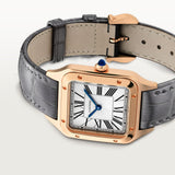 Cartier Santos Dumont Square Slim White Dial