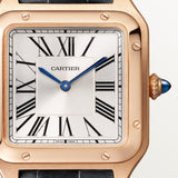Cartier Santos Dumont Square Slim White Dial