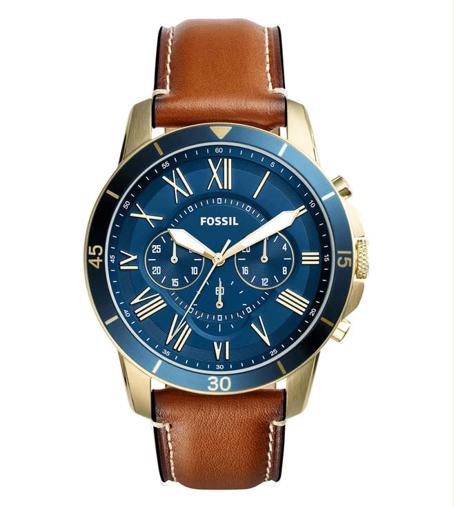 Fossil Grant FS5268 Chronograph Blue Dial