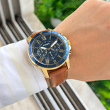 Fossil Grant FS5268 Chronograph Blue Dial