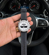 Fossil Digital White Black Analog