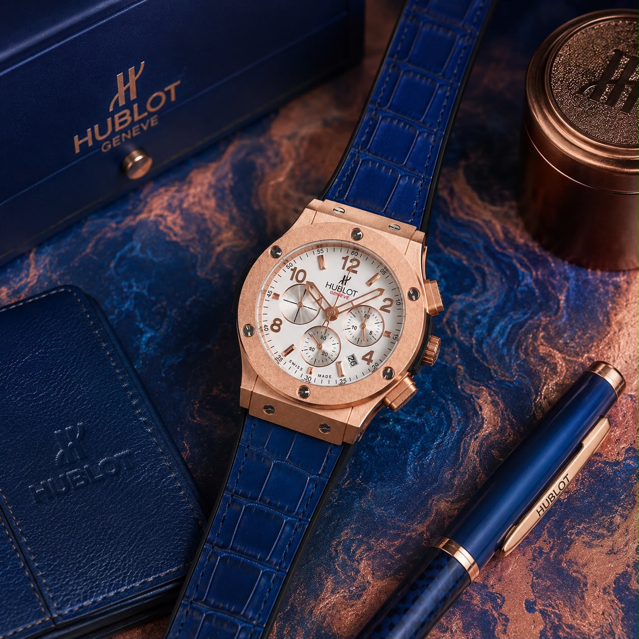 Hublot Big Bang White Dial Chronograph