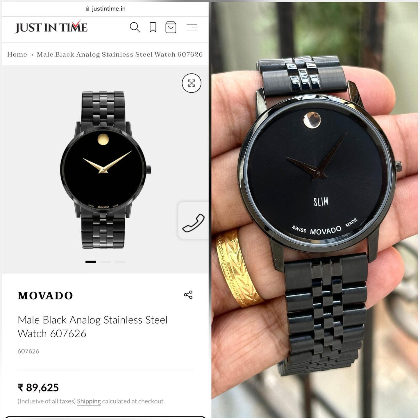 Movado Museum Classic Black Dial Quartz