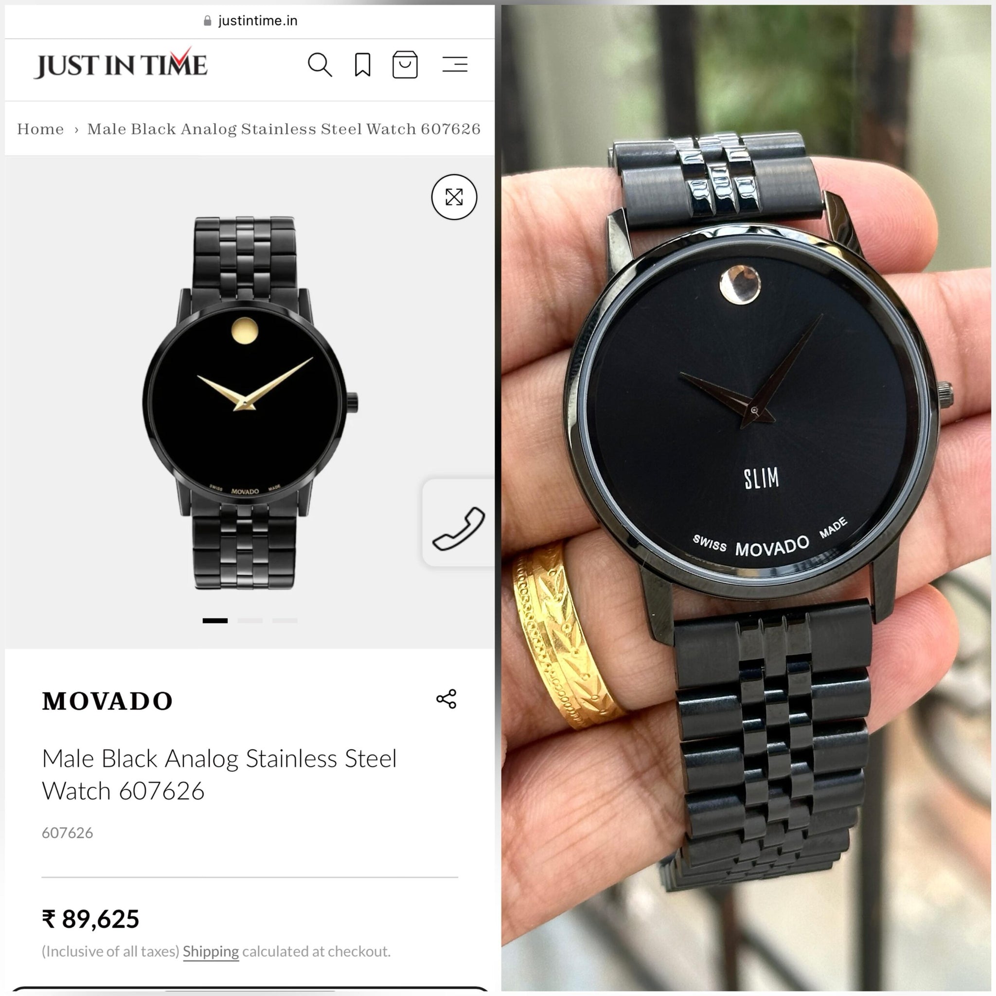 Movado Museum Classic Black Dial Quartz