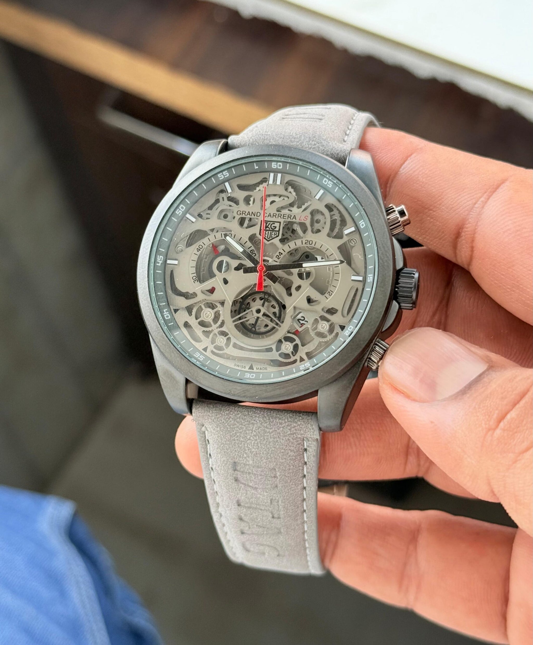 Tag Heuer CR7 Chronograph Grey Dial
