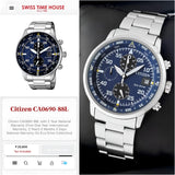 Citizen Eco-Drive Blue Dial Chronograph