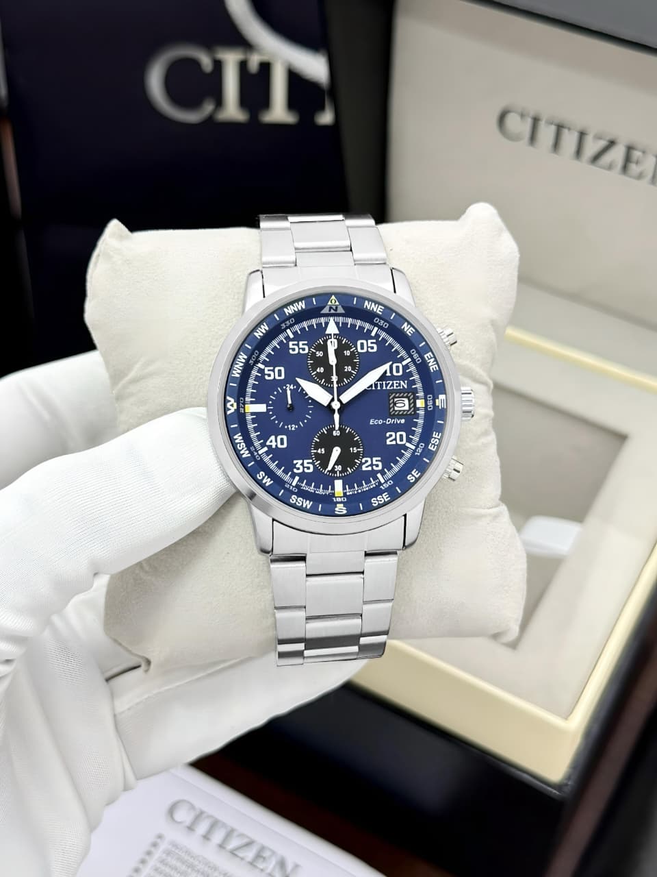 Citizen Eco-Drive Blue Dial Chronograph
