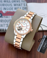 Fossil Architect Automatic Two Tone White Dial