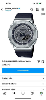 G Shock GM-2100 MF Metal Body Digital