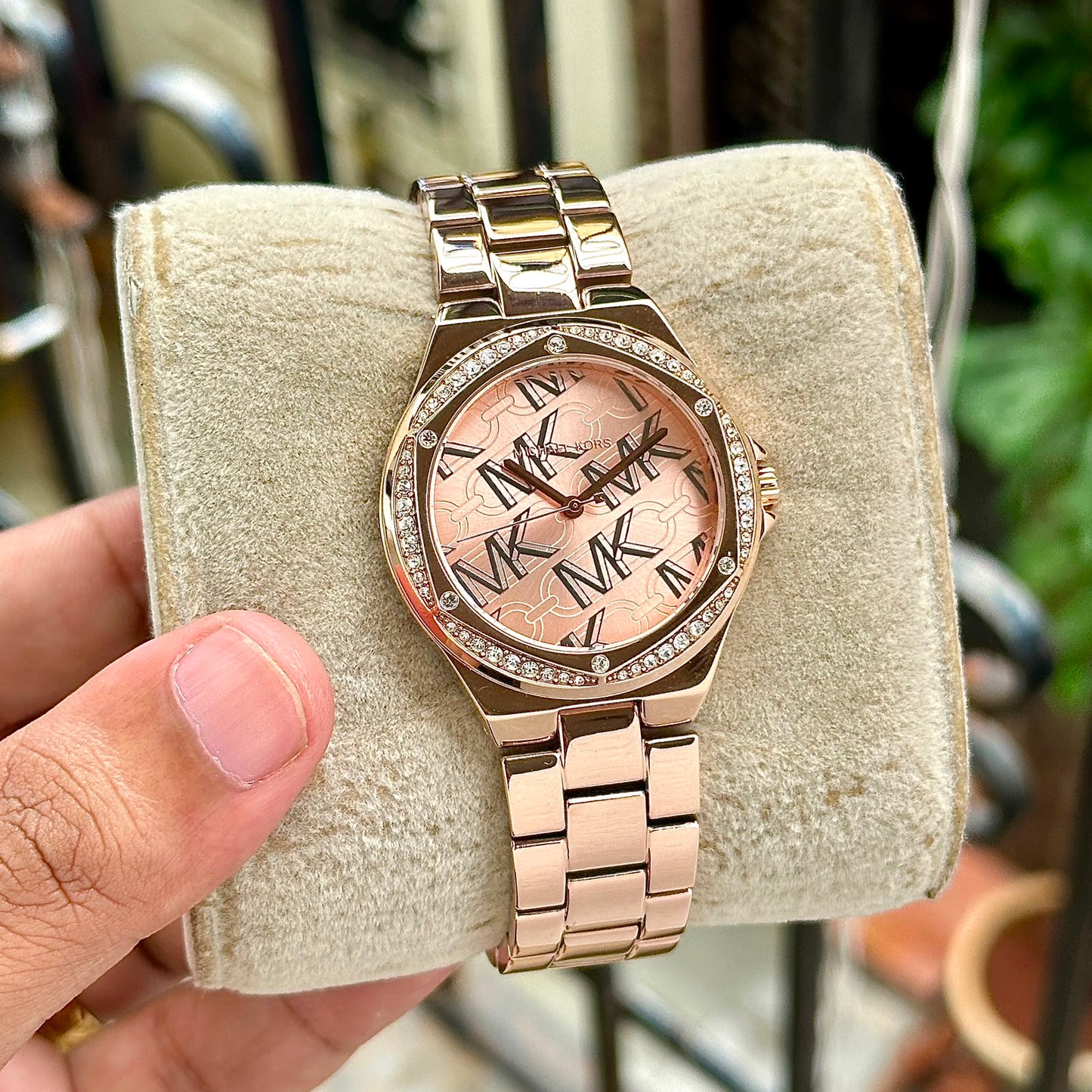 Michael Kors MK7405 Rose Gold Monogram