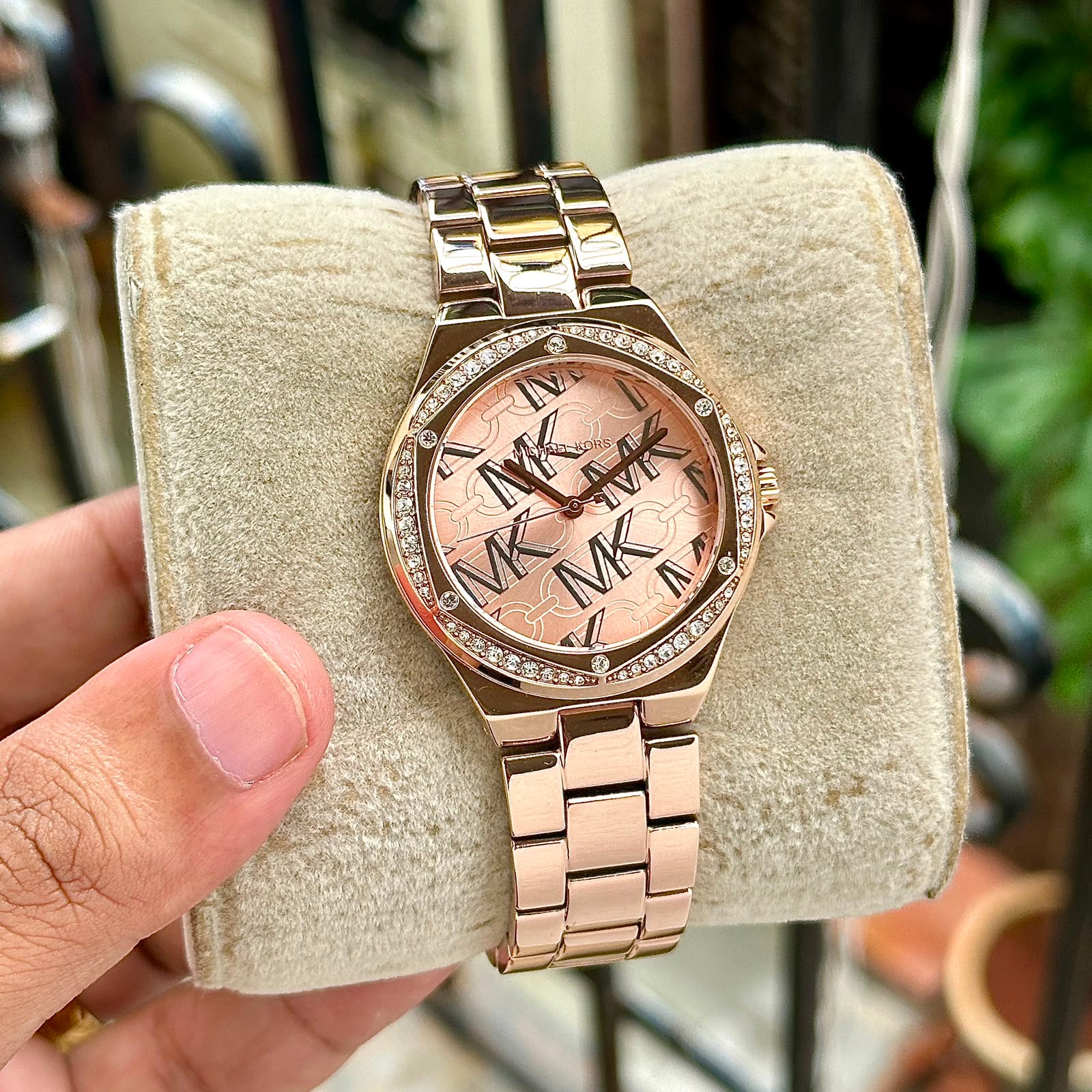 Michael Kors MK7405 Rose Gold Monogram