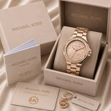 Michael Kors MK7405 Rose Gold Monogram