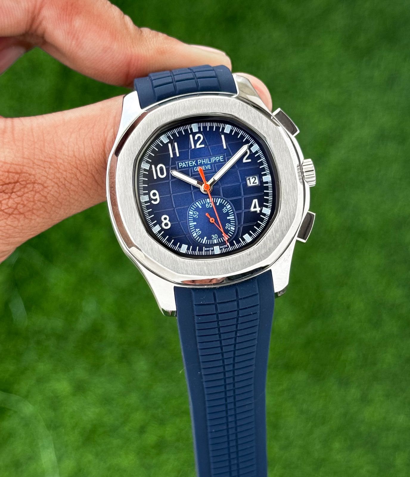 Patek Philippe Genève Open Back Automatic Blue