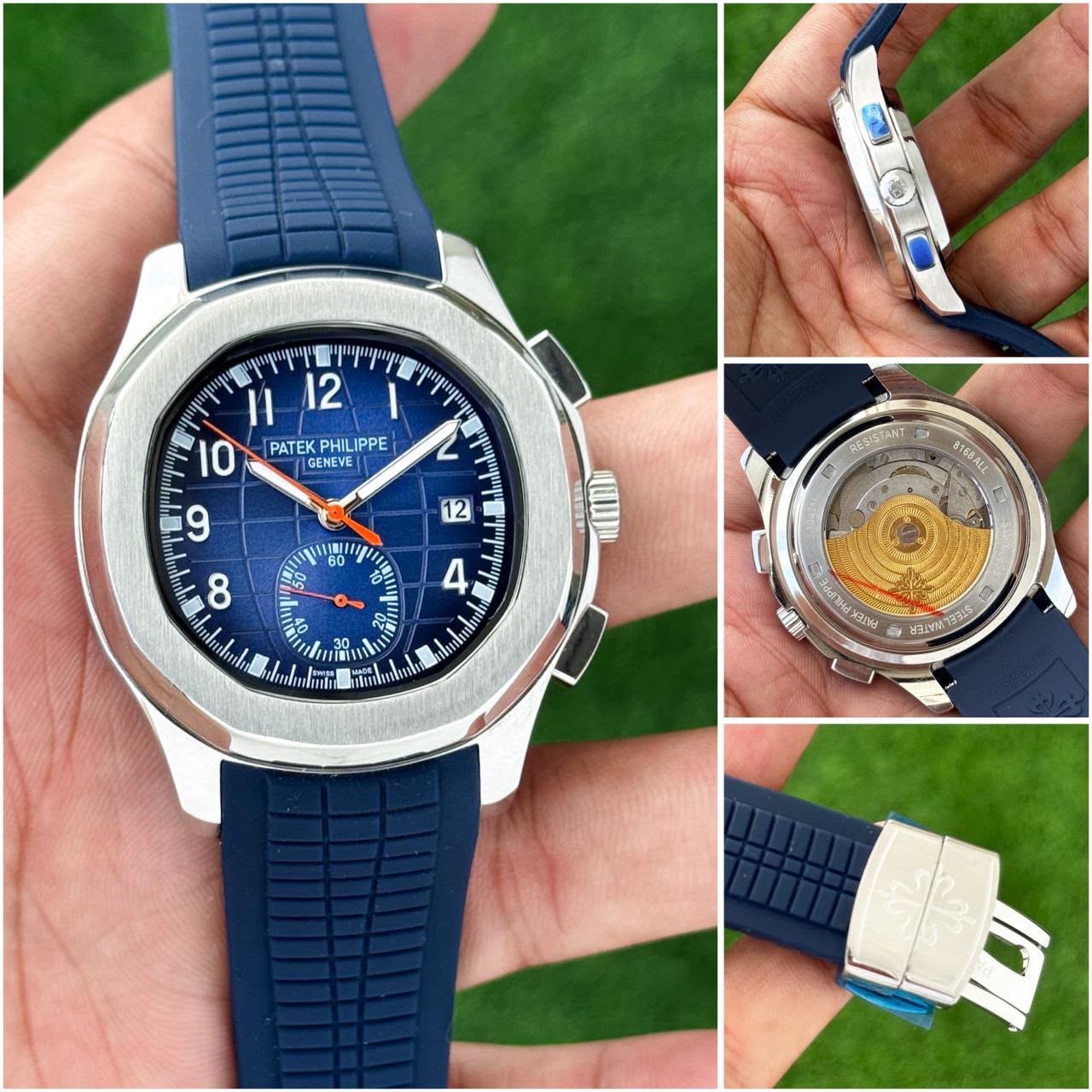 Patek Philippe Genève Open Back Automatic Blue