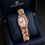 Swarovski Rose Gold Diamond Dial