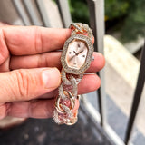 Swarovski Rose Gold Diamond Dial