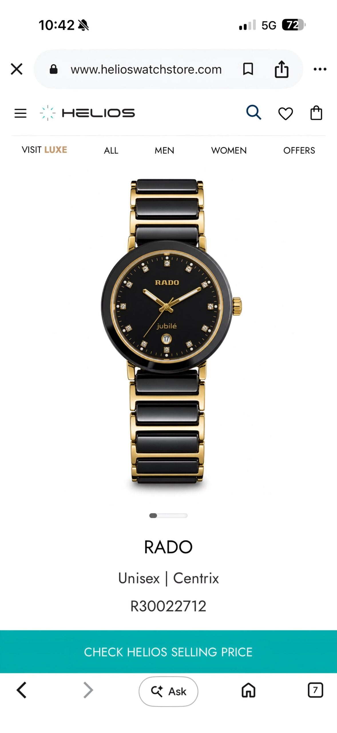 Rado Black Ceramic Edition