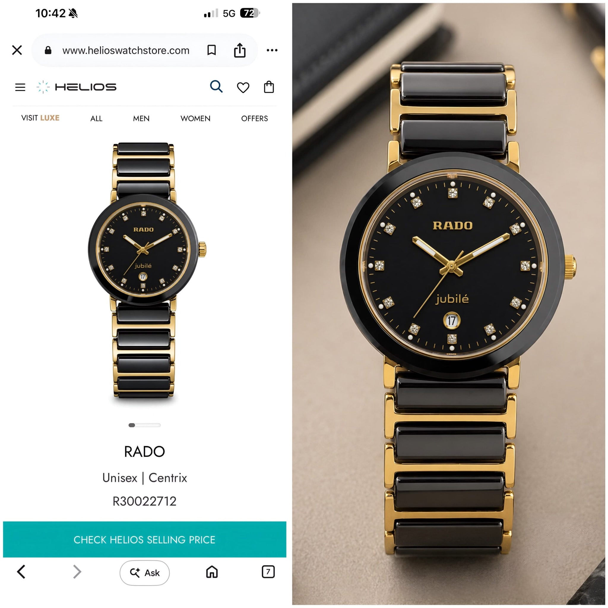 Rado Black Ceramic Edition