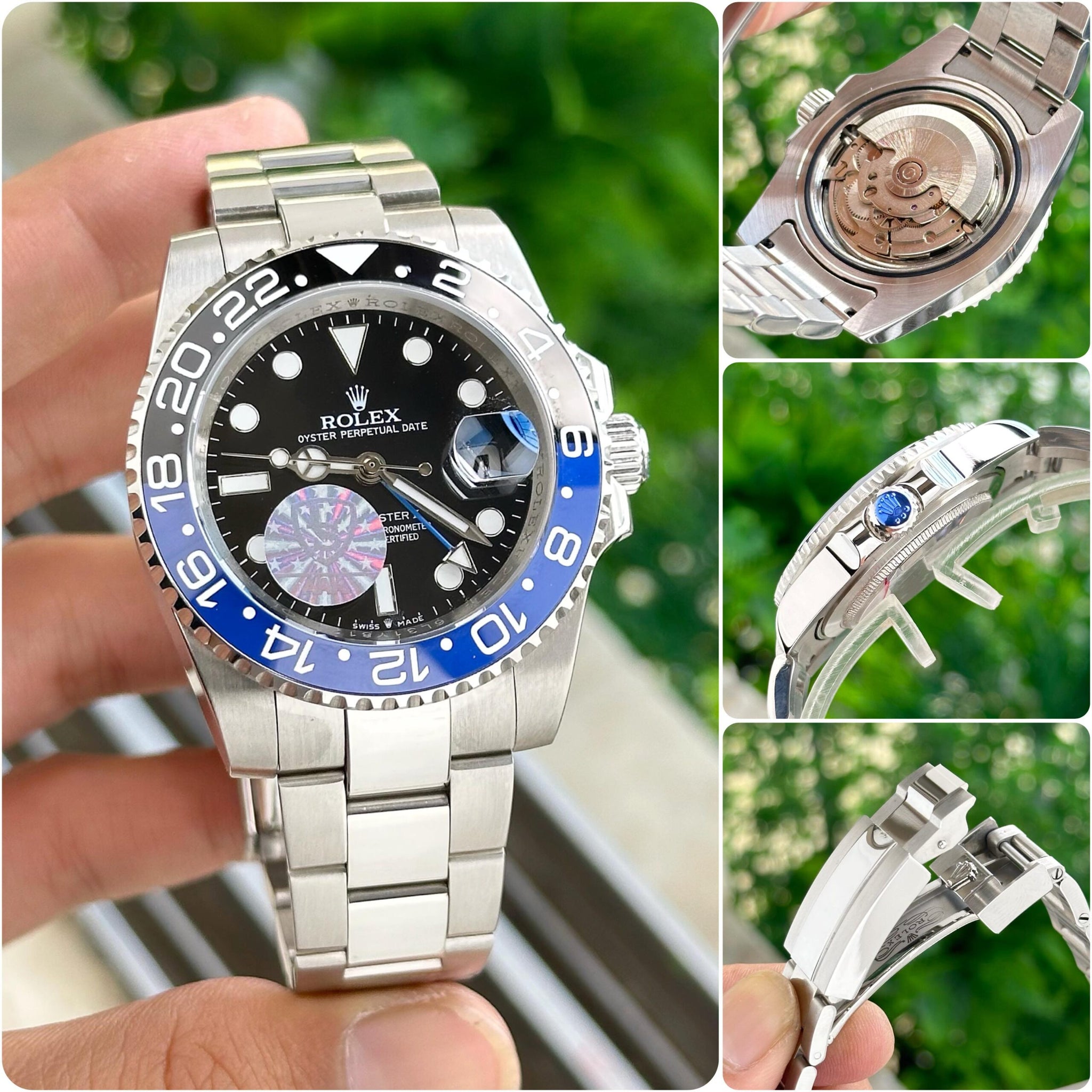 Rolex GMT Master II Batman Black &amp; Blue Automatic
