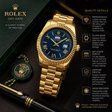 Rolex Oyster Perpetual Day &amp; Date Blue Dial