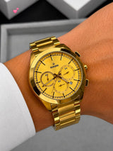 Rado Chronograph Silver Gold Dial