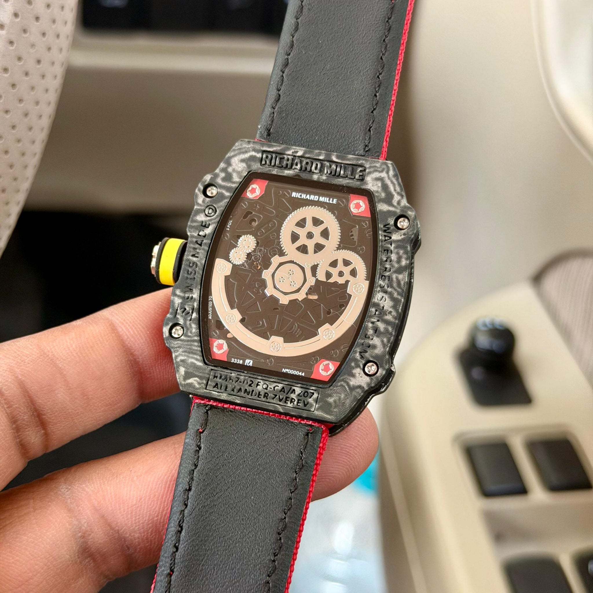 Richard Mille Red Velcro-Style Dial