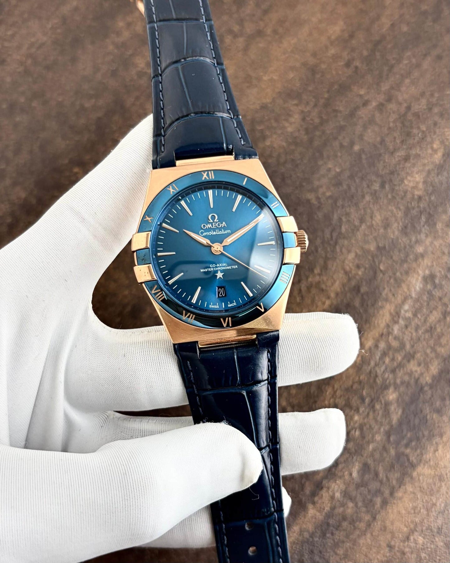 Omega Constellation Chronometer Blue Dial Automatic