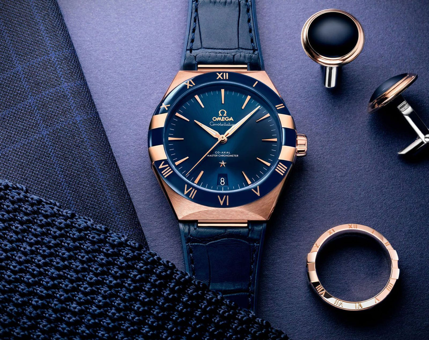 Omega Constellation Chronometer Blue Dial Automatic