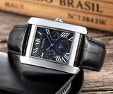 Cartier Diastar Square Slim Black Dial Chronograph