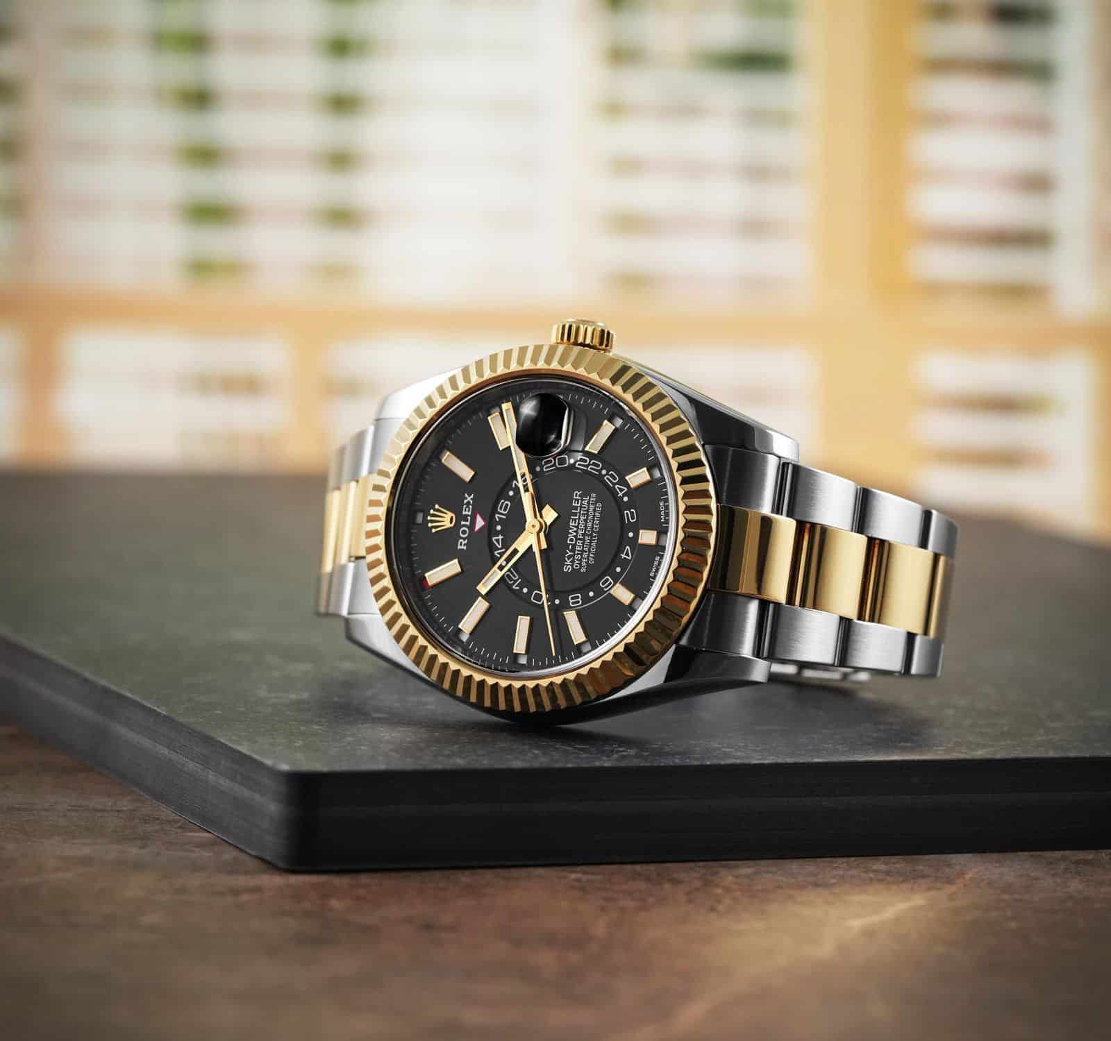 Rolex Sky-Dweller Gold Black Dial Automatic
