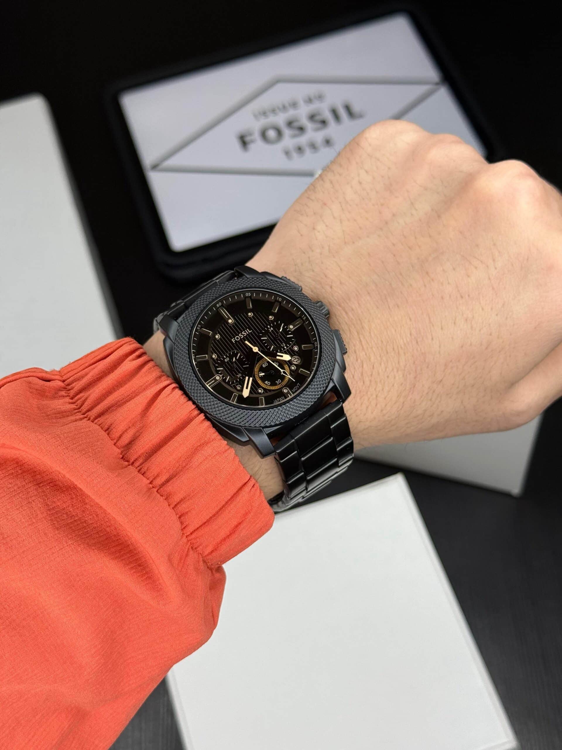 Fossil FS Black Dial Quartz