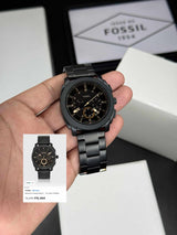 Fossil FS Black Dial Quartz